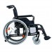 Кресло-коляска с откидными подлокотниками и съемными подножками, увеличенной ширины и грузоподъемности (200 кг)